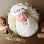 newborn photography, infant, baker, bread, costume, newborn, baby, child, little, sleep, cute, photoshoot, pose, portrait